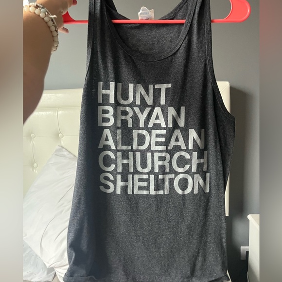 Country music tank top! Size small, in great condition and could fit a medium. - Picture 1 of 1